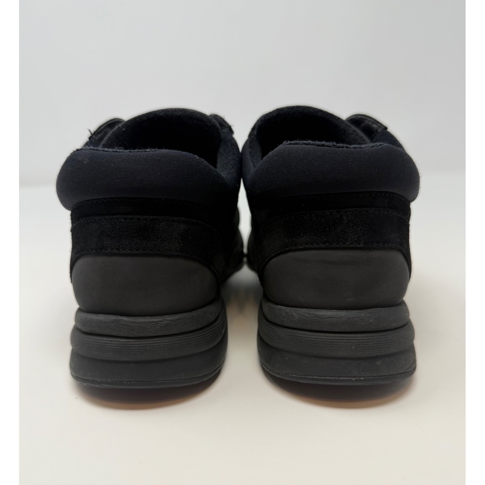 Chanel CC Triple Black Suede Trainer Sneaker Size 8 US 38 EU - Picture 5 of 9